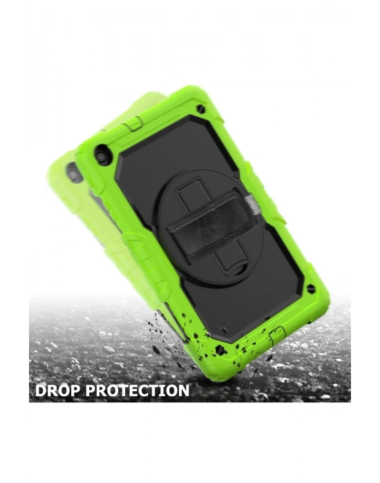 Newface Samsung Galaxy T510 Tab A 10.1 Kılıf Pars Tablet Kapak - Yeşil