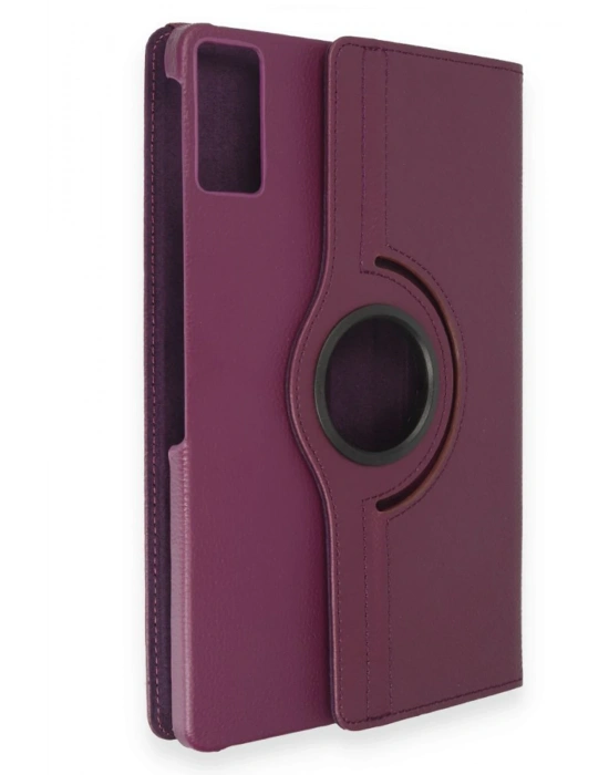 Newface Samsung Galaxy T550 Tab A 9.7 Kılıf 360 Tablet Deri Kılıf - Mürdüm