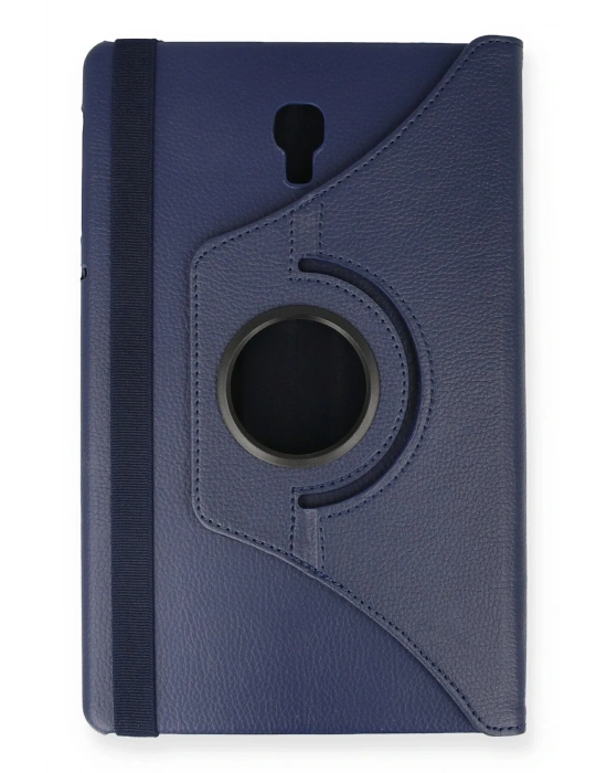 Newface Samsung Galaxy T590 Tab A 10.5 Kılıf 360 Tablet Deri Kılıf - Lacivert