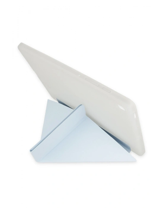 Newface Samsung Galaxy T737 Tab S7 FE 12.4 Kılıf Kalemlikli Mars Tablet Kılıfı - Mavi