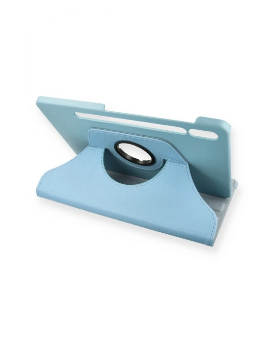 Newface Samsung Galaxy T860 Tab S6 10.5 Kılıf 360 Tablet Deri Kılıf - Turkuaz