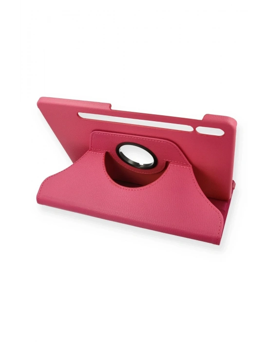 Newface Samsung Galaxy T870 Tab S7 11 Kılıf 360 Tablet Deri Kılıf - Pembe