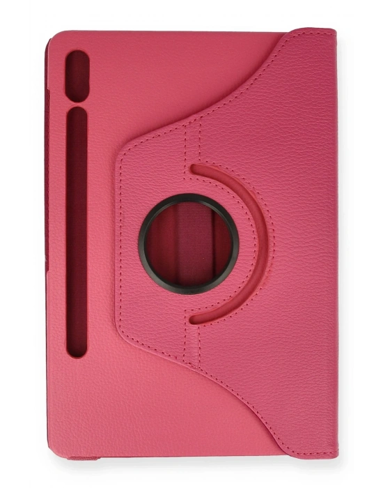 Newface Samsung Galaxy T870 Tab S7 11 Kılıf 360 Tablet Deri Kılıf - Pembe