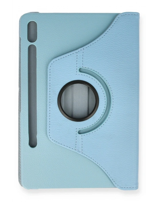 Newface Samsung Galaxy T870 Tab S7 11 Kılıf 360 Tablet Deri Kılıf - Turkuaz