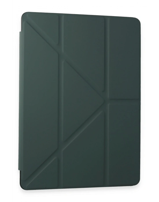 Newface Samsung Galaxy T870 Tab S7 11 Kılıf Kalemlikli Mars Tablet Kılıfı - Koyu Yeşil