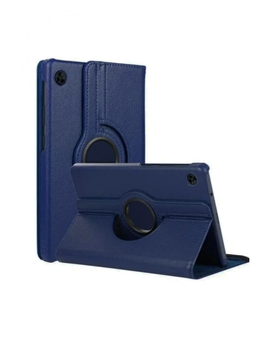 Newface Samsung Galaxy Tab A11 360 Tablet Deri Kılıf - Lacivert