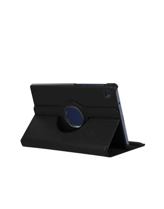 Newface Samsung Galaxy Tab A11 360 Tablet Deri Kılıf - Siyah