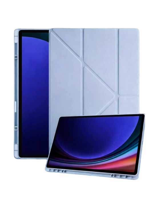 Newface Samsung Galaxy Tab A11 Kalemlikli Mars Tablet Kılıfı - Mavi