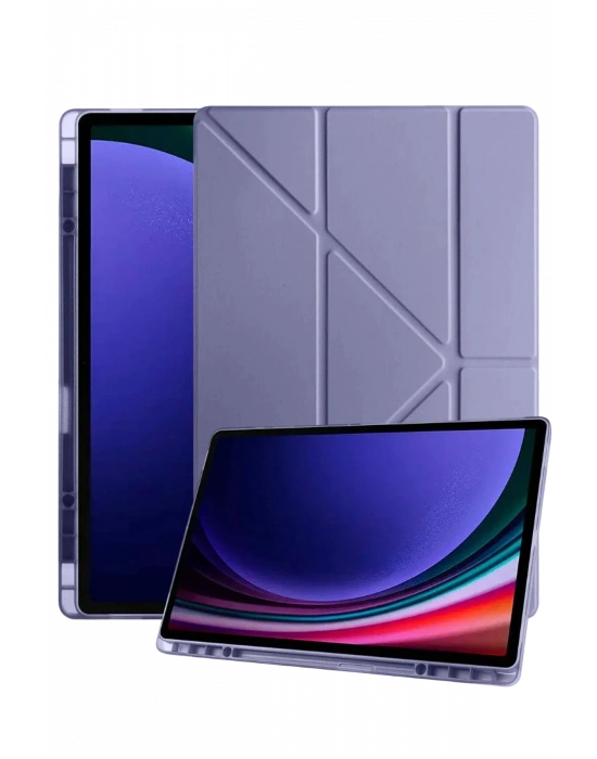 Newface Samsung Galaxy Tab A11 Plus Kalemlikli Mars Tablet Kılıfı - Lavender