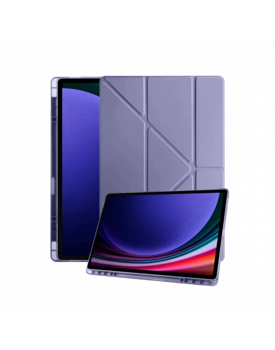 Newface Samsung Galaxy Tab A11 Plus Kalemlikli Mars Tablet Kılıfı - Lavender