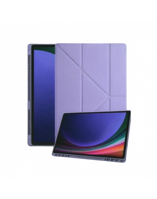 Newface Samsung Galaxy Tab A11 Plus Kalemlikli Mars Tablet Kılıfı - Lila