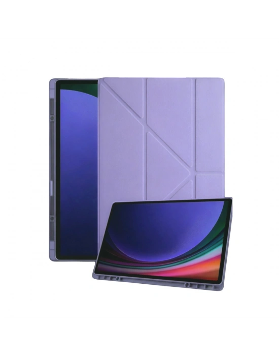 Newface Samsung Galaxy Tab A11 Plus Kalemlikli Mars Tablet Kılıfı - Lila