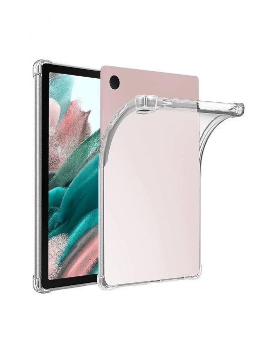 Newface Samsung Galaxy Tab A9 Kılıf Anti Shock Tablet Silikon - Şeffaf