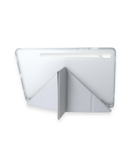 Newface Samsung Galaxy Tab A9 Kılıf Kalemlikli Mars Tablet Kılıfı - Gri