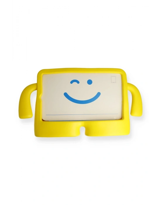 Newface Samsung Galaxy Tab A9 Kılıf Karakter Tablet Silikon - Sarı