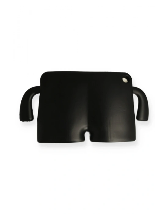 Newface Samsung Galaxy Tab A9 Kılıf Karakter Tablet Silikon - Siyah