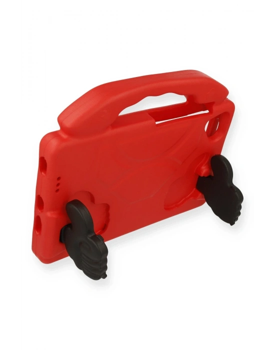 Newface Samsung Galaxy Tab A9 Kılıf Like Stantlı Tablet Silikon - Kırmızı