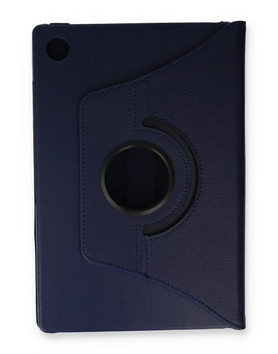 Newface Samsung Galaxy Tab A9 Plus Kılıf 360 Tablet Deri Kılıf - Lacivert