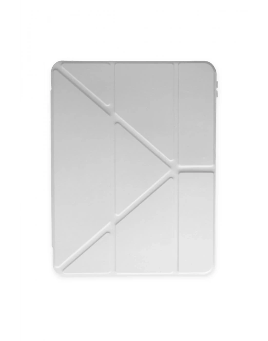 Newface Samsung Galaxy Tab A9 Plus Kılıf Kalemlikli Mars Tablet Kılıfı - Gri