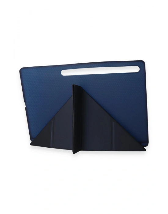 Newface Samsung Galaxy Tab A9 Plus Kılıf Kalemlikli Mars Tablet Kılıfı - Lacivert