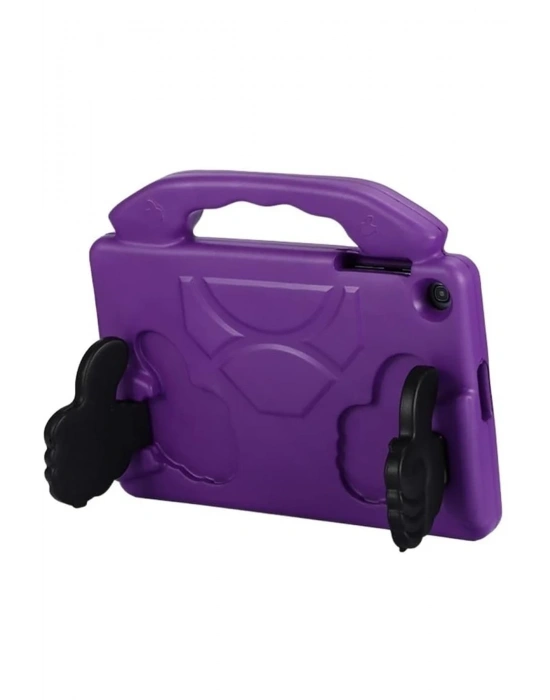 Newface Samsung Galaxy Tab A9 Plus Kılıf Like Stantlı Tablet Silikon - Mor