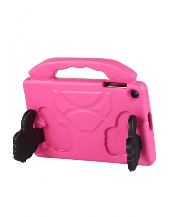 Newface Samsung Galaxy Tab A9 Plus Kılıf Like Stantlı Tablet Silikon - Pembe