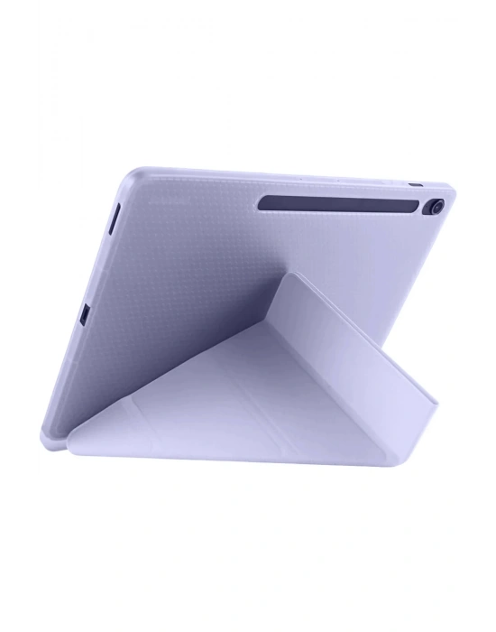Newface Samsung Galaxy Tab S10 FE Plus 13.1 Kalemlikli Hugo Tablet Kılıfı - Açık Mor