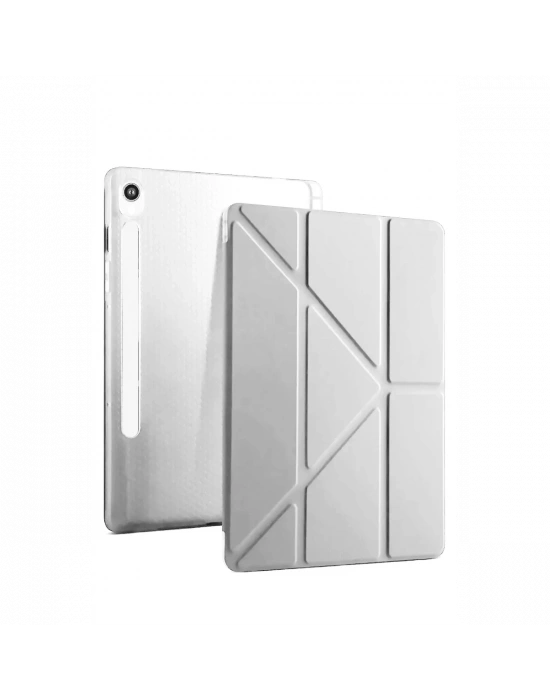 Newface Samsung Galaxy Tab S10 FE Plus 13.1 Kalemlikli Mars Tablet Kılıfı - Gri