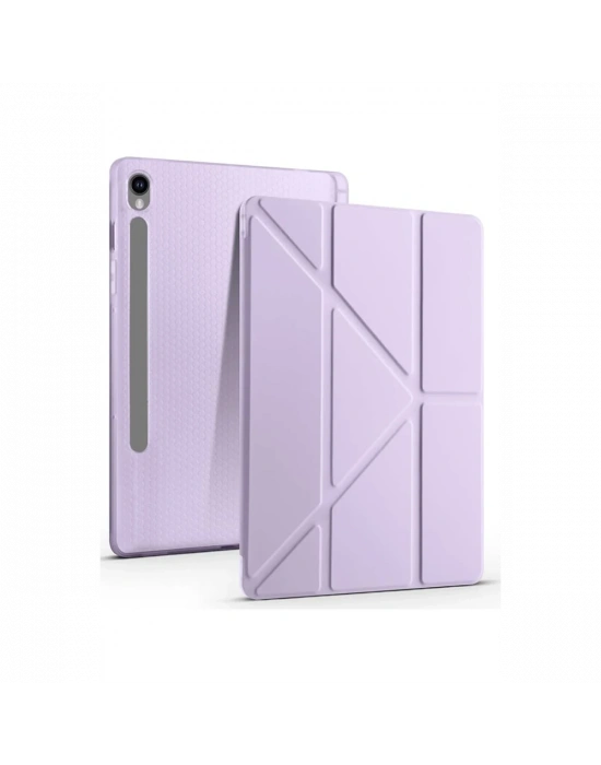 Newface Samsung Galaxy Tab S10 FE Plus 13.1 Kalemlikli Mars Tablet Kılıfı - Lila