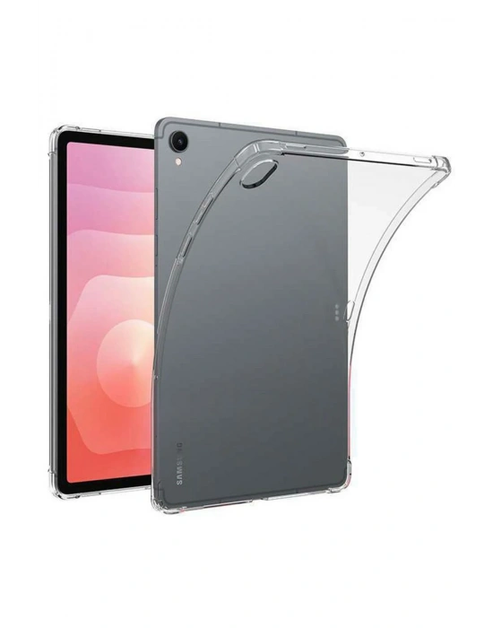 Newface Samsung Galaxy Tab S11 Kılıf Anti Shock Tablet Silikon - Şeffaf
