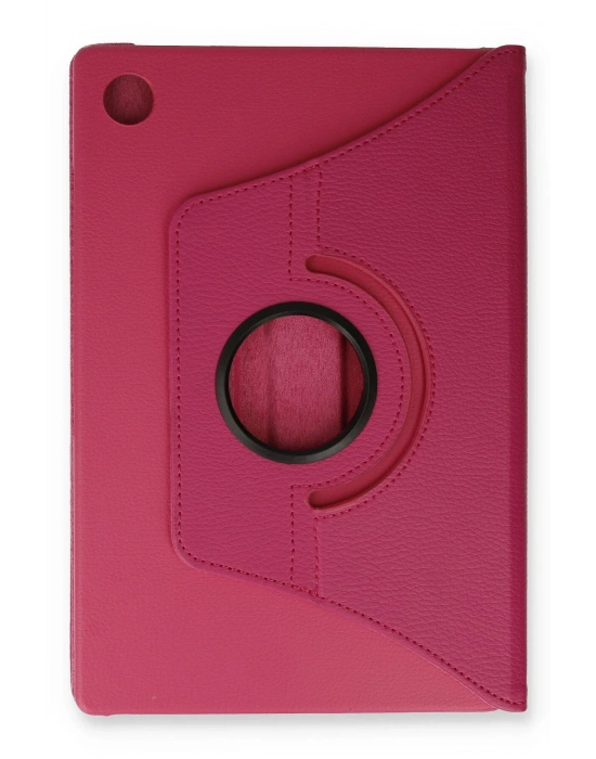 Newface Samsung Galaxy X200 Tab A8 10.5 Kılıf 360 Tablet Deri Kılıf - Pembe