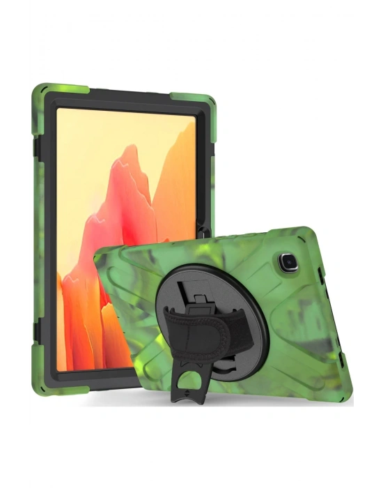 Newface Samsung Galaxy X200 Tab A8 10.5 Kılıf Amazing Tablet Kapak - Kamuflaj