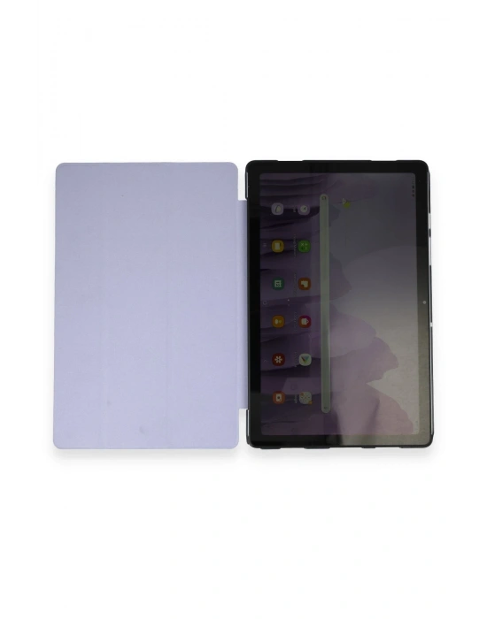 Newface Samsung Galaxy X200 Tab A8 10.5 Kılıf Tablet Smart Kılıf - Lila