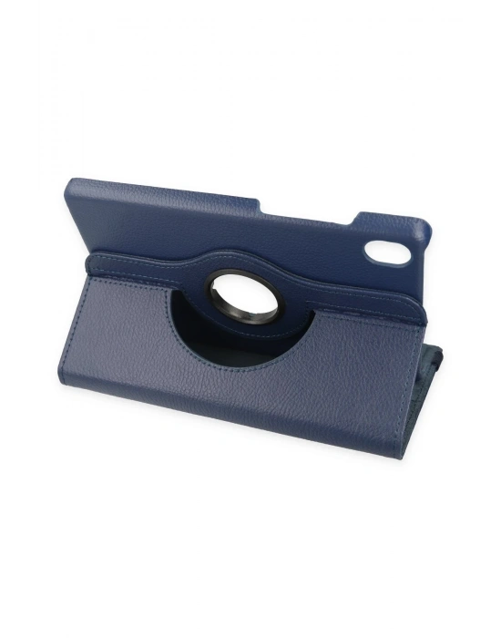 Newface Samsung Galaxy X510 Tab S9 FE 11 Kılıf 360 Tablet Deri Kılıf - Lacivert