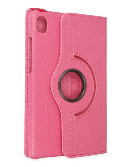 Newface Samsung Galaxy X510 Tab S9 FE 11 Kılıf 360 Tablet Deri Kılıf - Pembe