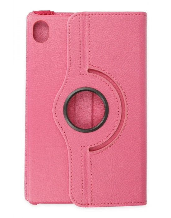 Newface Samsung Galaxy X510 Tab S9 FE 11 Kılıf 360 Tablet Deri Kılıf - Pembe