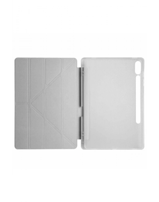 Newface Samsung Galaxy X510 Tab S9 FE 11 Kılıf Kalemlikli Mars Tablet Kılıfı - Gri
