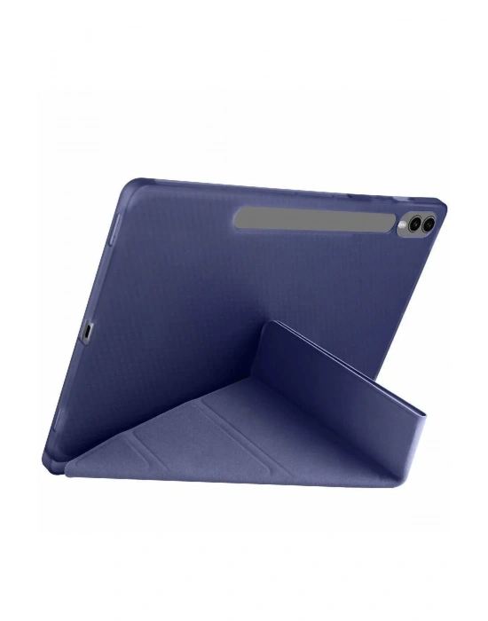 Newface Samsung Galaxy X510 Tab S9 FE 11 Kılıf Kalemlikli Mars Tablet Kılıfı - Lacivert