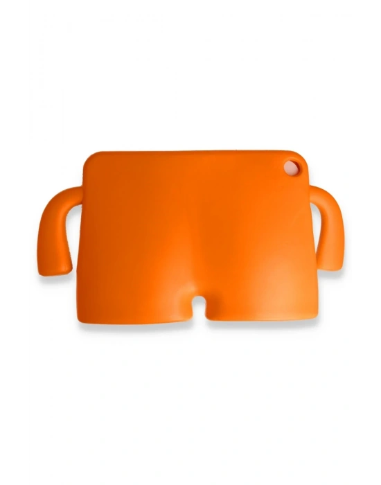 Newface Samsung Galaxy X610 Tab S9 FE Plus 12.4 Karakter Tablet Silikon - Turuncu