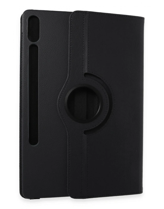 Newface Samsung Galaxy X610 Tab S9 FE Plus 12.4 Kılıf 360 Tablet Deri Kılıf - Siyah
