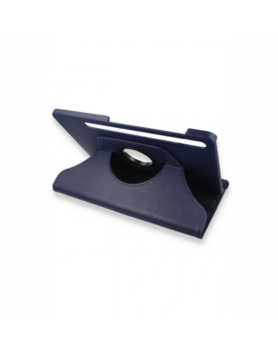 Newface Samsung Galaxy X800 Tab S8 Plus 12.4 Kılıf 360 Tablet Deri Kılıf - Lacivert