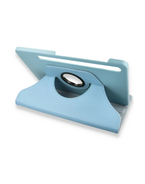 Newface Samsung Galaxy X800 Tab S8 Plus 12.4 Kılıf 360 Tablet Deri Kılıf - Turkuaz