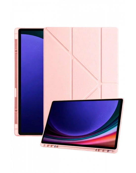 Newface Samsung Galaxy X930 Tab S11 Ultra 14.6 Kalemlikli Mars Tablet Kılıfı - Rose Gold