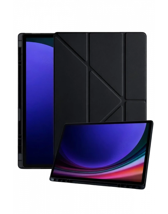 Newface Samsung Galaxy X930 Tab S11 Ultra 14.6 Kalemlikli Mars Tablet Kılıfı - Siyah