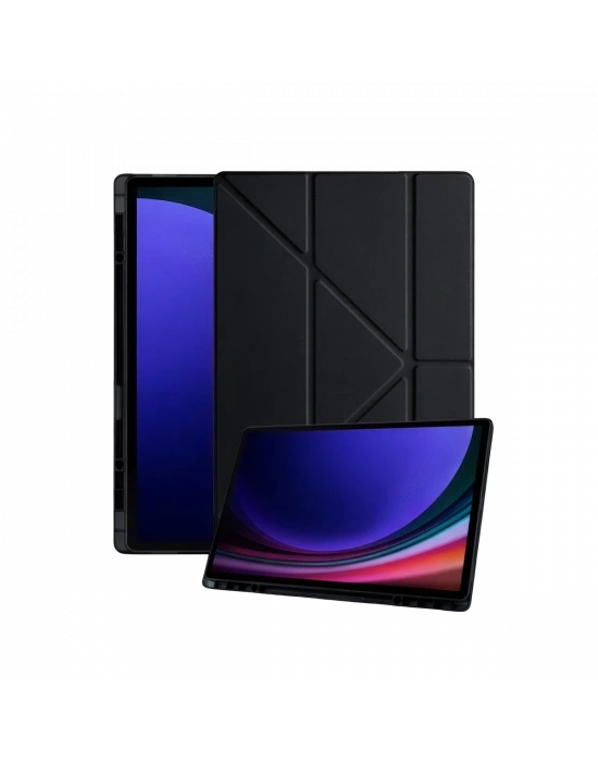 Newface Samsung Galaxy X930 Tab S11 Ultra 14.6 Kalemlikli Mars Tablet Kılıfı - Siyah