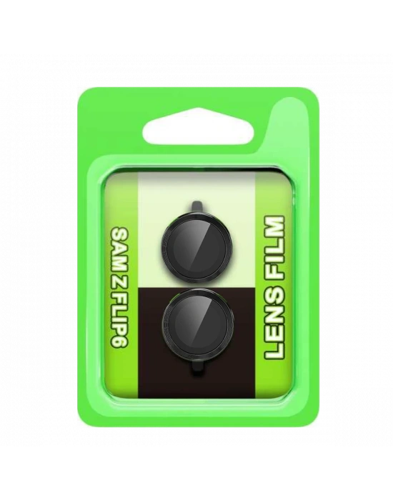 Newface Samsung Galaxy Z Flip 6 Raze Metal Kamera Lens - Siyah