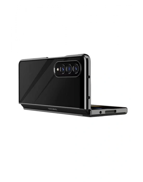 Newface Samsung Galaxy Z Fold 4 Kılıf Fold Element Kapak - Siyah