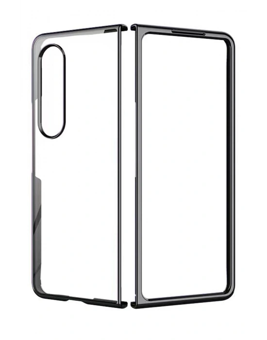 Newface Samsung Galaxy Z Fold 4 Kılıf Fold Element Kapak - Siyah