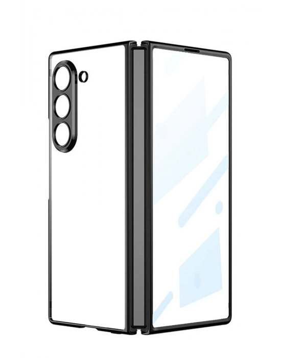 Newface Samsung Galaxy Z Fold 5 Kılıf Fold Element Kapak - Siyah