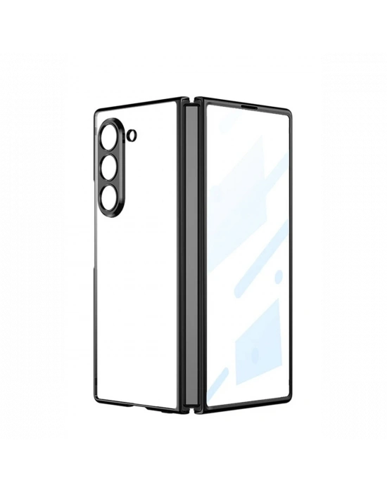 Newface Samsung Galaxy Z Fold 5 Kılıf Fold Element Kapak - Siyah